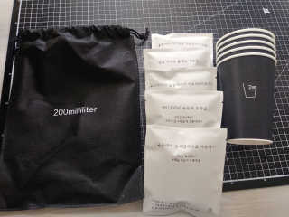 200ml 스페셜티 커피 드립백 프리미엄 패키지 샘플러 — 5점을 준 리뷰어가 2019년 10월 올린 사용 사진