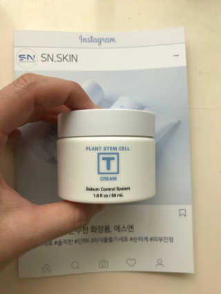 SN 에스엔 티크림 — 5점을 준 리뷰어가 2017년 12월 올린 사용 사진