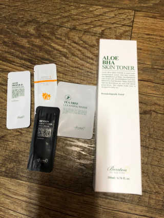 벤튼 알로에 바하 스킨토너 200ml — 3.67점을 준 리뷰어가 2018년 7월 올린 사용 사진