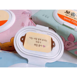 보솜이 아기물티슈 베이비케어 푸에디션 캡 74매 10입 — 5점을 준 리뷰어가 2019년 4월 올린 사용 사진