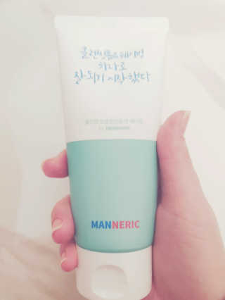 매너릭 올인원 딥클렌징폼 앤 쉐이빙 — 5점을 준 리뷰어가 2020년 2월 올린 사용 사진