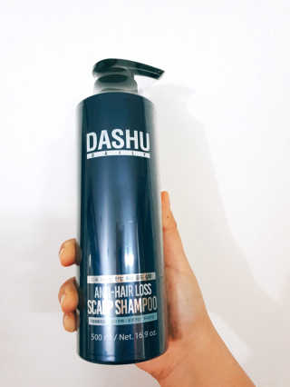 다슈코리아 다슈 데일리 단백질 한방 두피 골드 샴푸 500ml — 5점을 준 리뷰어가 2019년 1월 올린 사용 사진