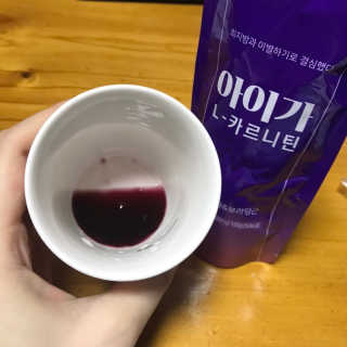 오엔엘 아이가 L-카르니틴 2박스 — 5점을 준 리뷰어가 2019년 4월 올린 사용 사진