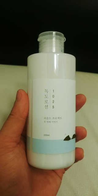 라운드랩 1025 독도 로션 200ml — 5점을 준 리뷰어가 2018년 1월 올린 사용 사진