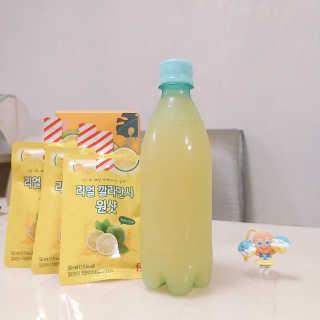 장수농가 리얼깔라만시 원샷 50ml 10팩+보틀 — 5점을 준 리뷰어가 2019년 5월 올린 사용 사진