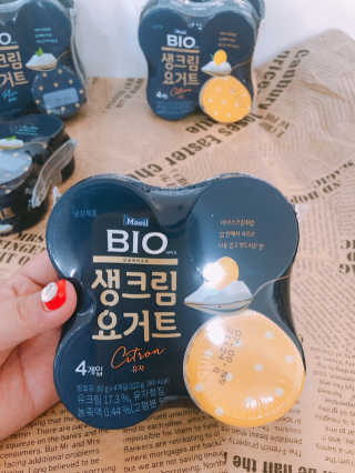 [매일 바이오] 생크림요거트 플레인 12개 + 유자 12개 — 4점을 준 리뷰어가 2019년 6월 올린 사용 사진