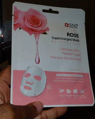 SNP Supercharged Mask_Rose Centifoli Flower — 5점을 준 리뷰어가 2019년 1월 올린 사용 사진