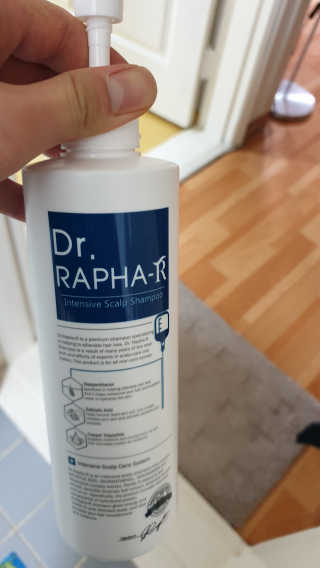 닥터 라파 알 탈모 샴푸 500ml — 5점을 준 리뷰어가 2019년 3월 올린 사용 사진