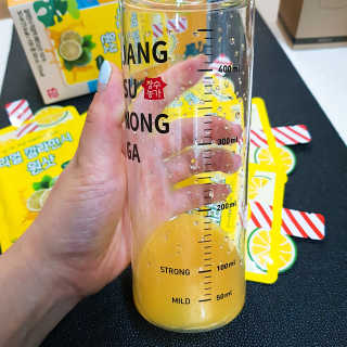 장수농가 리얼깔라만시 원샷 50ml 10팩+보틀 — 5점을 준 리뷰어가 2019년 5월 올린 사용 사진