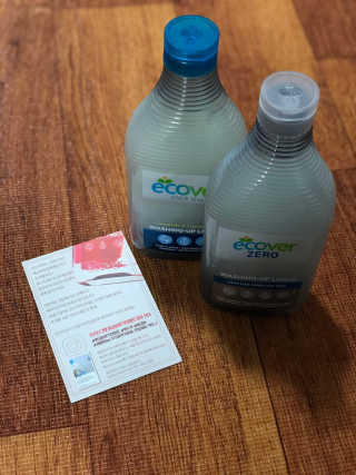 에코버 친환경 주방세제 450ml 무향+카모마일향 — 5점을 준 리뷰어가 2018년 12월 올린 사용 사진