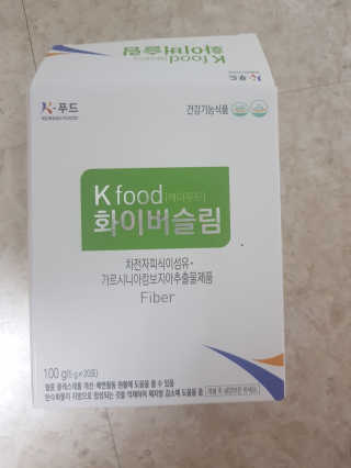 두루원 똥기사의 Kfood 화이버슬림 — 5점을 준 리뷰어가 2018년 7월 올린 사용 사진