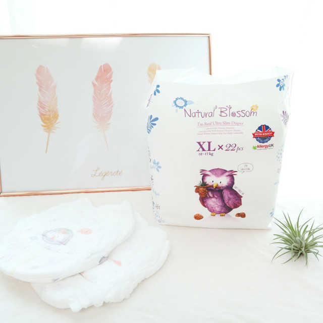 NATURAL BLOSSOM 슈퍼 얇은 바지 기저귀 리뷰 사진