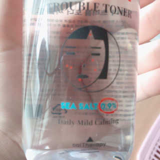 솔테라피 안나 트러블 토너 300ml — 3.5점을 준 리뷰어가 2019년 4월 올린 사용 사진