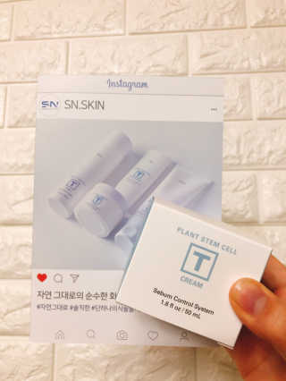SN 에스엔 티크림 — 4.67점을 준 리뷰어가 2017년 12월 올린 사용 사진