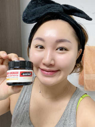 SWISSE 스위스 마누카 허니 디톡시파잉 페이셜 마스크 — 4점을 준 리뷰어가 2019년 12월 올린 사용 사진