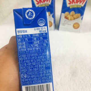 스키피피넛우유 스키피 피넛버터우유 — 5점을 준 리뷰어가 2019년 11월 올린 사용 사진