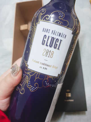 카스케인 글로기 2018 [Kaskein Glögi] 핀란드 전통 무알콜 — 3점을 준 리뷰어가 2019년 4월 올린 사용 사진