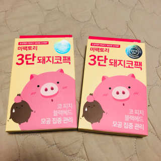 미팩토리 3단 돼지코팩 3매입 X 2 — 5점을 준 리뷰어가 2018년 9월 올린 사용 사진