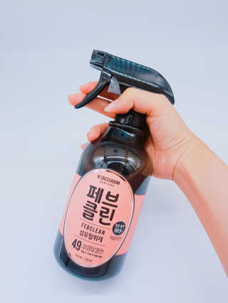 더블유드레스룸 페브클린 500ml — 5점을 준 리뷰어가 2018년 8월 올린 사용 사진