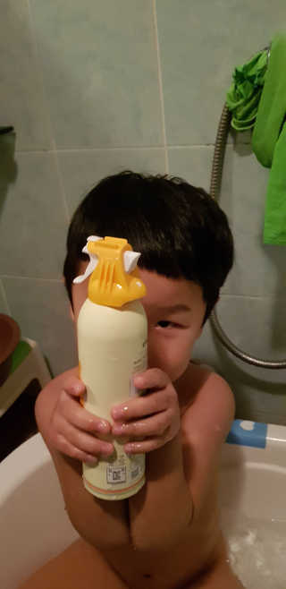 꼬모조이 탱글탱글 구름 콩순이 버블바스 — 5점을 준 리뷰어가 2019년 12월 올린 사용 사진