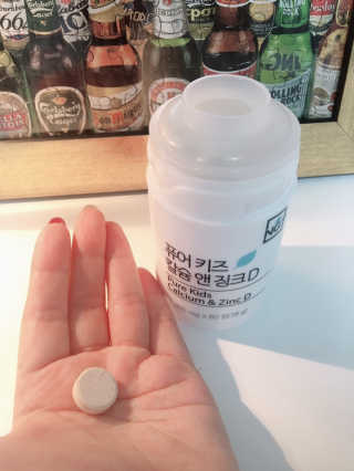 네츄럴굿띵스 퓨어 키즈 칼슘 앤 징크D 30일분 — 5점을 준 리뷰어가 2018년 12월 올린 사용 사진