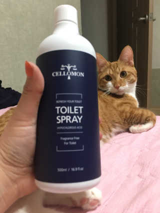 셀로몬 토일렛 스프레이 500ml — 5점을 준 리뷰어가 2018년 5월 올린 사용 사진