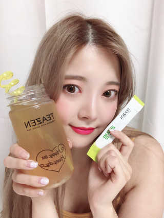 티젠 레몬밤 + 마이보틀 — 4.5점을 준 리뷰어가 2018년 7월 올린 사용 사진