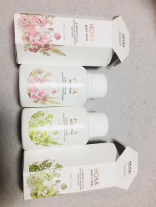 HOSA BODY WASH+BODY LOTION — 5점을 준 리뷰어가 2018년 3월 올린 사용 사진