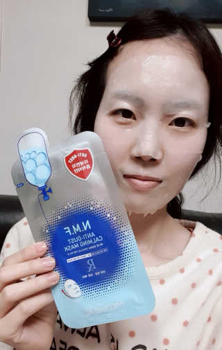 메디힐-엔엠에프＆티트리 안티더스트 카밍 마스크 — 5점을 준 리뷰어가 2019년 2월 올린 사용 사진