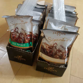 (주)쟈뎅 쟈뎅 시그니처 블랙, 헤이즐넛 230ml — 5점을 준 리뷰어가 2018년 7월 올린 사용 사진