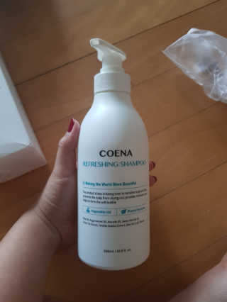코에나샴푸 500ml — 3점을 준 리뷰어가 2019년 7월 올린 사용 사진