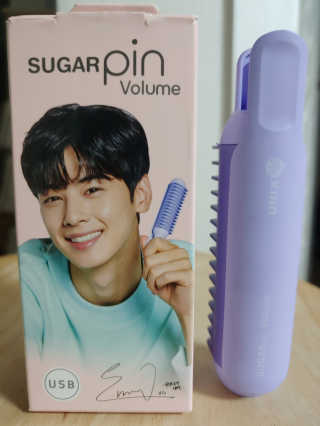 유닉스 USB 충전식 헤어롤 슈가핀 26mm — 4.5점을 준 리뷰어가 2020년 3월 올린 사용 사진