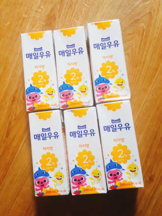 매일우유 멸균 매일우유 저지방 2프로 멸균 핑크퐁 에디션 6입 — 4.83점을 준 리뷰어가 2017년 12월 올린 사용 사진