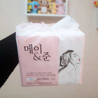 메이앤준 소프트맥스 생리대 — 5점을 준 리뷰어가 2019년 4월 올린 사용 사진