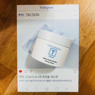 SN 에스엔 티크림 — 4.17점을 준 리뷰어가 2017년 12월 올린 사용 사진