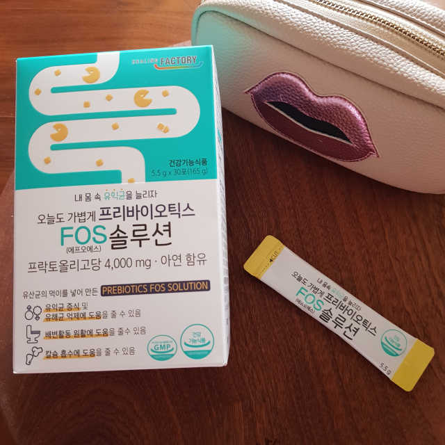 힐링팩토리 오늘도 가볍게 프리바이오틱스 FOS 솔루션 리뷰 사진