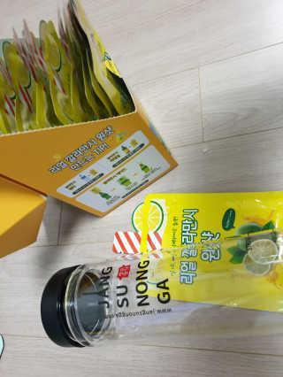 장수농가 리얼깔라만시 원샷 50ml 10팩+보틀 — 4.5점을 준 리뷰어가 2019년 6월 올린 사용 사진