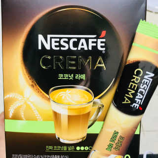 네스카페 코리아 네스카페 크레마 코코넛라떼 — 4점을 준 리뷰어가 2018년 1월 올린 사용 사진
