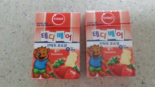 메디미 인탁트 테디베어 포도당 딸기맛 — 5점을 준 리뷰어가 2017년 7월 올린 사용 사진