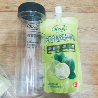 장수농가 리얼깔라만시 — 5점을 준 리뷰어가 2018년 6월 올린 사용 사진
