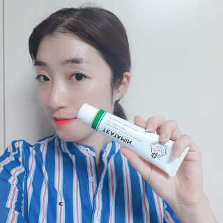 나이팅게일 티타민 크림 리뉴얼 — 4.5점을 준 리뷰어가 2018년 10월 올린 사용 사진