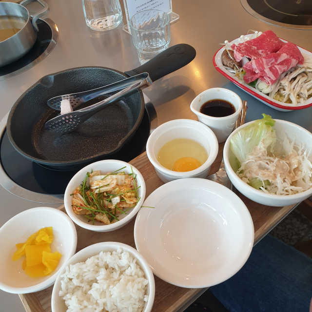 [도화] 1인 스키야키 + 1인 국수전골 이용권 리뷰 사진
