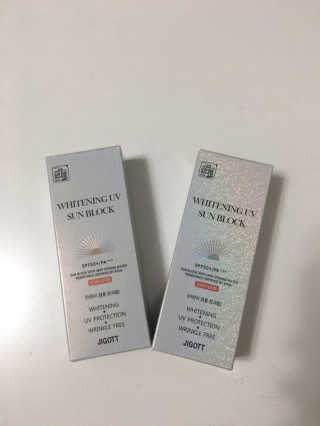 지고트 화이트닝 유브이 썬블럭 크림 70ml,1+1 — 4점을 준 리뷰어가 2019년 8월 올린 사용 사진