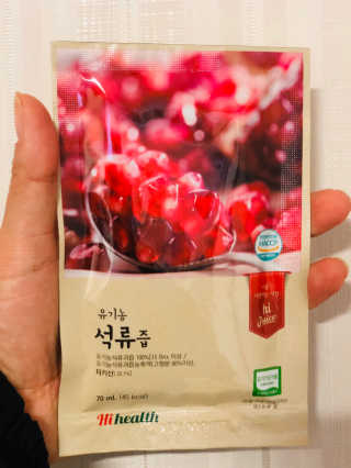 [하이헬스] 정말 진하고 맛있는 유기농 석류즙 30포 — 4.5점을 준 리뷰어가 2019년 11월 올린 사용 사진