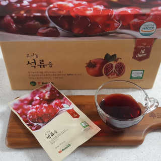 [하이헬스] 정말 진하고 맛있는 유기농 석류즙 30포 — 5점을 준 리뷰어가 2019년 11월 올린 사용 사진