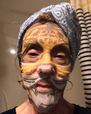 SNP 영양 시트 Mask_Tiger — 2점을 준 리뷰어가 2018년 12월 올린 사용 사진