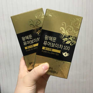 넥스트비티 왕혜문 퓨어 보이차 100 골드라벨 — 5점을 준 리뷰어가 2017년 12월 올린 사용 사진