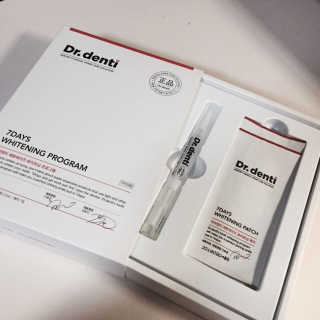 Dr.denti 닥터덴티 치아미백 7days 화이트닝 프로그램 — 3.5점을 준 리뷰어가 2016년 10월 올린 사용 사진
