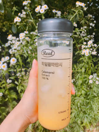 장수농가 리얼깔라만시 — 5점을 준 리뷰어가 2018년 6월 올린 사용 사진