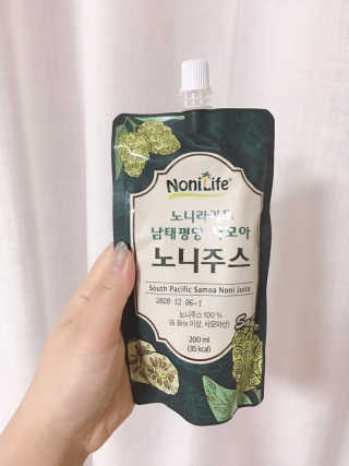 장수농가 남태평양 사모아 노니 원액 1L or 200mlx10팩 중 택 1 — 5점을 준 리뷰어가 2019년 1월 올린 사용 사진